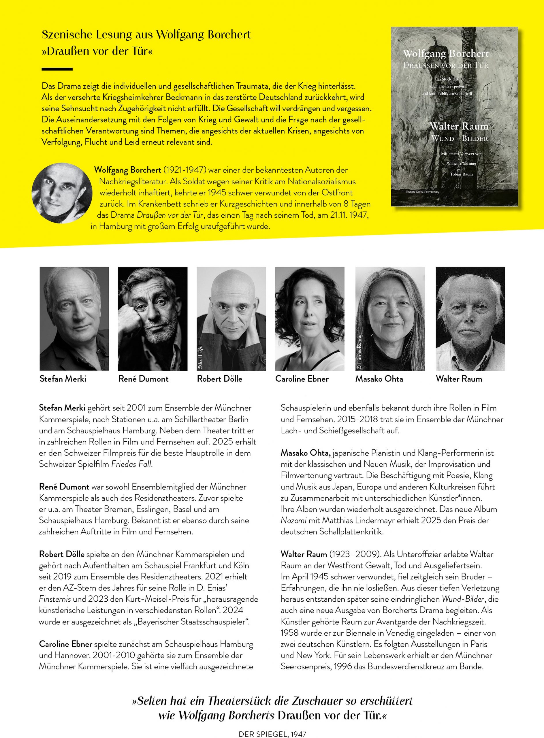 Mittelteil des Veranstaltungsflyers